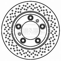 BORG & BECK Тормозной диск BBD5836S